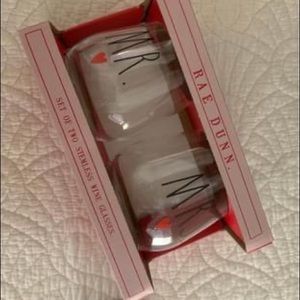 Rae Dunn Newlywed Wine glasses